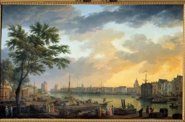 View of the Port of La Rochelle, painting by Joseph Vernet (1714-1789), 1762, Paris, Musée de la Marine