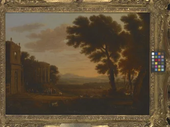 Landscape with the Father of Psyche Sacrificing at the Milesian Temple of Apollo