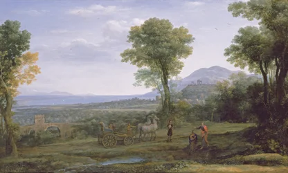 Landscape with St Philip Baptising the Eunuch