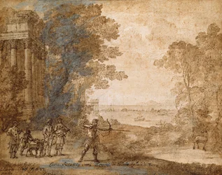 Landscape with Ascanius Shooting the Stag of Sylvia