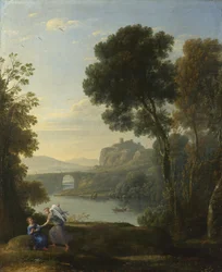 Landscape with Hagar and the Angel, 1646