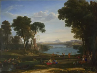 Landscape with the Marriage of Isaac and Rebecca, 1648