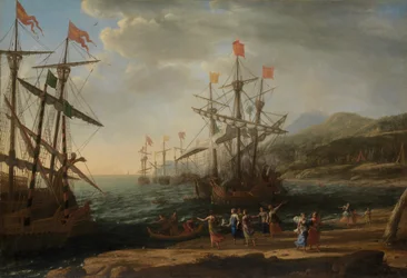 The Trojan Women Setting Fire to Their Fleet