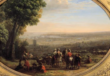 The siege of La Rochelle by Louis XIII