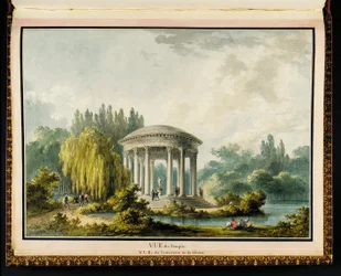 Vue du Temple, from Recueil des plans du Petit Trianon by Richard Mique