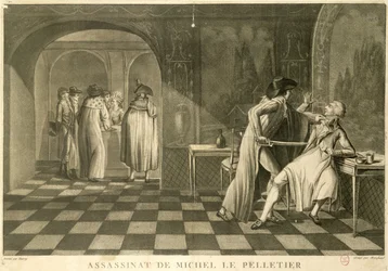 Assassination of Deputy Louis-Michel Le Peletier de Saint-Fargeau, 20th January 1793