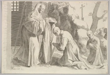 St. Bernard Receives a Monks Habit