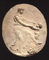 Bacchante and an Infant Satyr