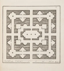 Design for Parterre, from Theatre des Plans et Jardinages, pub.1652