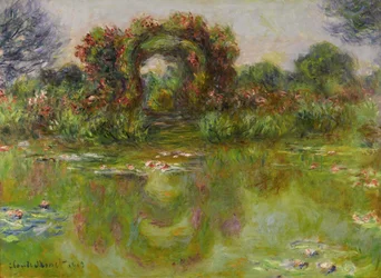 Water Lily Pond, the Roses