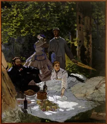 Breakfast on grass (fragment)