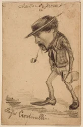 Caricature of Henri Cassinelli (