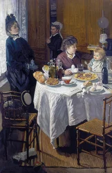 The Lunch (Le Déjeuner). 1868 (post restoration)