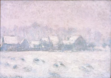 Snow Effect in Giverny (Snow in Giverny)