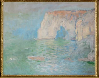 Etretat: The Manneporte, Reflections on the Water