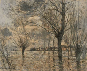 Flood of the Seine at Vétheuil