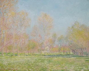 Spring in Giverny. 1890