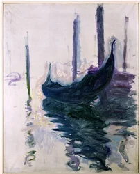 Gondolas in Venice, 1908