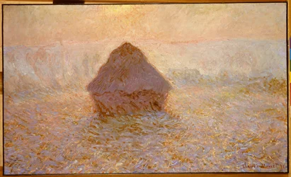Haystacks, Sun in the Mist