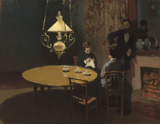 Interior, After Dinner, 1868-1869