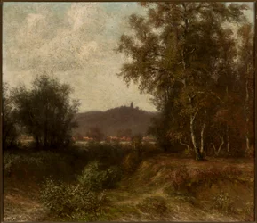 Rural Landscape with Trees