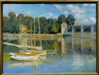 The Bridge at Argenteuil by Claude Monet (1840-1926)