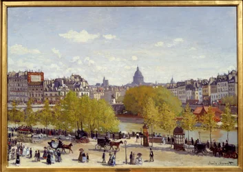 Le Quai du Louvre in Paris in 1867