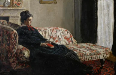 Meditation. Madame Monet on the Sofa