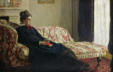 Meditation, or Madame Monet on the Sofa