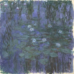 Blue Water Lilies