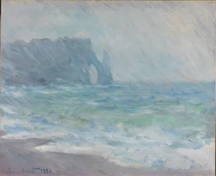 Rain in Étretat