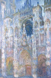 Rouen Cathedral, Blue Harmony, Morning Sunlight