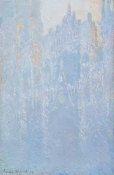 Rouen Cathedral, Portal, Morning Fog
