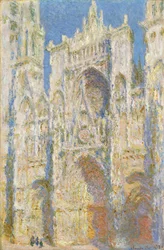 Rouen Cathedral, West Facade, Sunlight