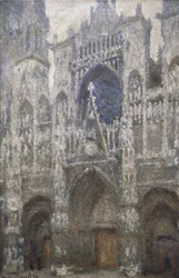 Rouen Cathedral, the West Portal, Harmony in Grey