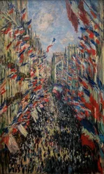 Rue de Montorgueil, celebration the 30th of June 1878