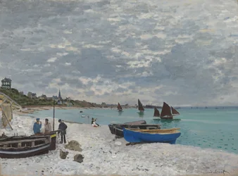 The Beach at Sainte-Adresse, 1867