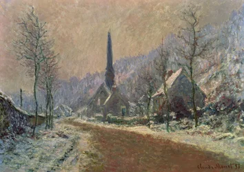 The Church of Jeufosse in Winter