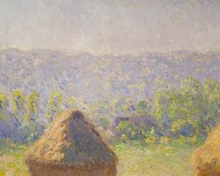 The Haystacks or, The End of the Summer, at Giverny (detail)