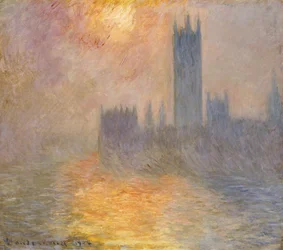 The Houses of Parliament, Sunset, 1904