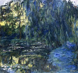 View of the Lilypond with Willow