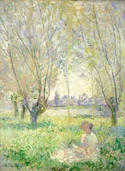 Woman Seated Under the Willows
