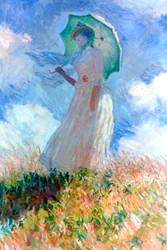 Woman with Umbrella Turned to the Left, 1886