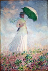 Woman with a Parasol Turned to the Right