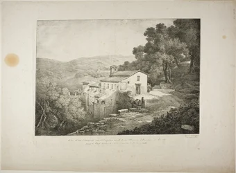 View of a Convent on the Site of the House of Horace