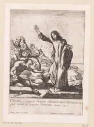 Christ Delivers Two Possessed Men from Demons