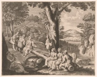 The Swing, Plate 11 from Pastorales