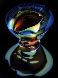 Colorful Abstract Glass Sculpture