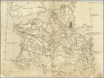 1507 Ptolemaic Map of France