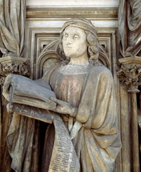 Jeremiah. The base of the Well of Moses (sculpture)